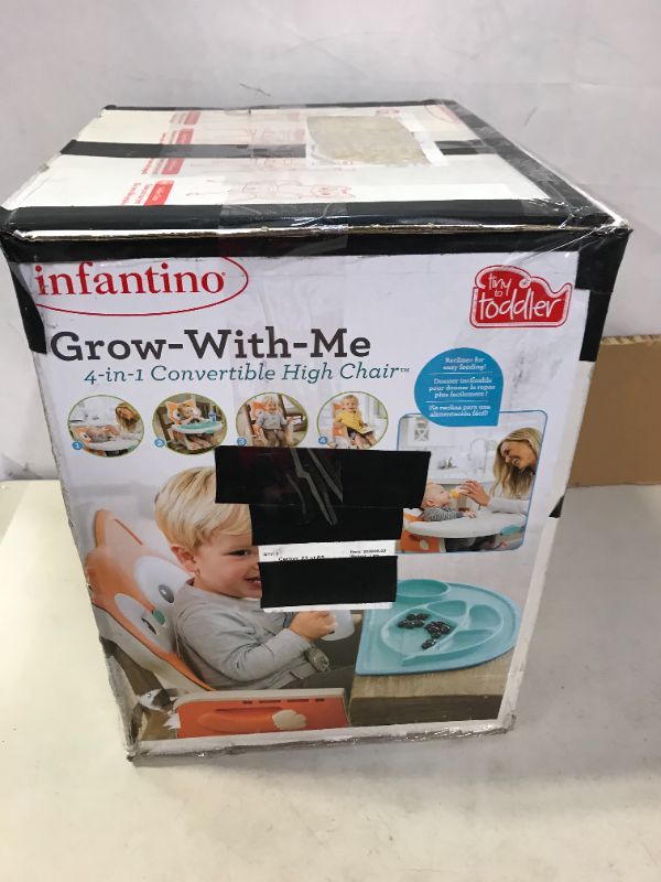 Photo 7 of Infantino Grow-With-Me 4-in-1 Convertible High Chair
 DAMAGES TO PACKAGING)
