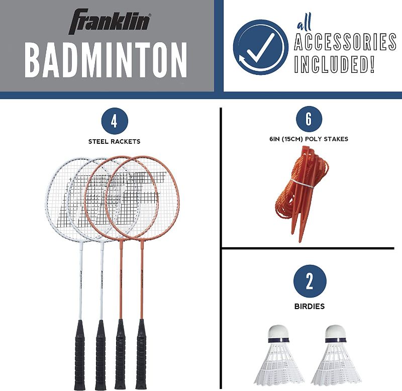 Photo 1 of Franklin Sports Badminton Net Set
