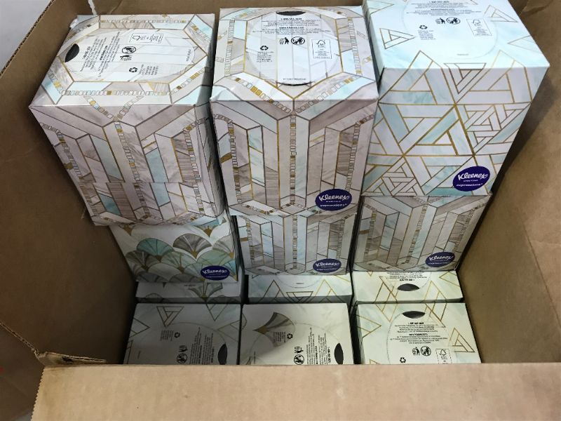 Photo 1 of 12 BOXES OF KLEENEX