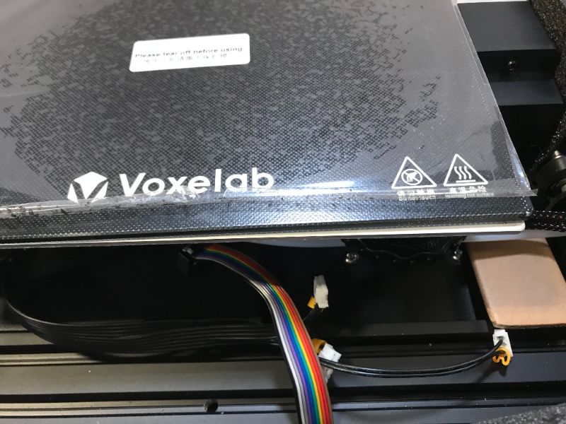 Photo 2 of VOXELAB 3D PRINTER AQUILA UNABLE TO TEST FULL FUNCTIONALITY, POSSIBLY MISSING PIECES