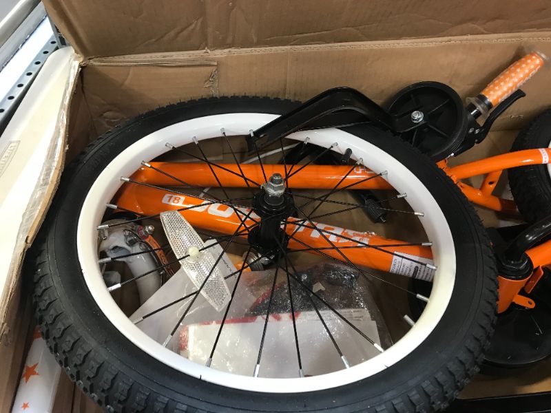 Photo 1 of PARTS ONLY KIDS BIKE (MAJOR DAMAGES TO ITEM, MISSING HARDWARE) 