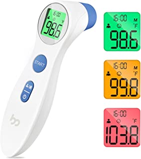 Photo 1 of Touchless Forehead Thermometer for Adults and Kids, Digital Infrared Thermometer for Home with Fever Indicator, Instant Accurate Reading
DAMAGES TO PACKAGING