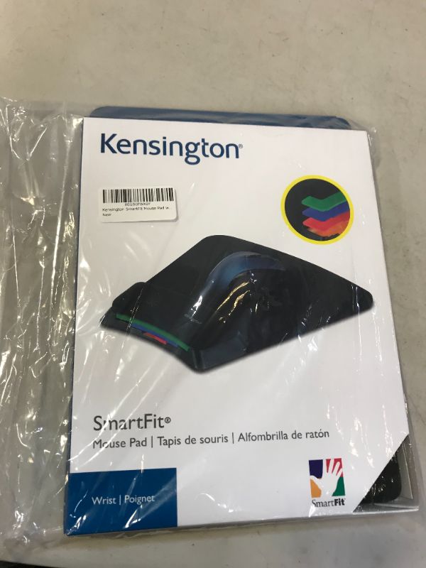 Photo 2 of Kensington SmartFit Mouse Pad with Ergonomic Wrist Rest (K55793AM), Black, 10.4" x 10.3"
