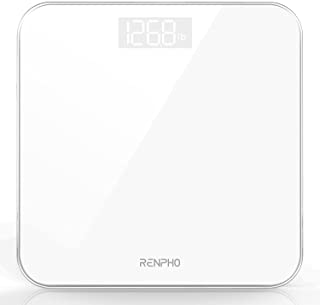 Photo 1 of RENPHO Digital Bathroom Scale, Highly Accurate Body Weight Scale with Lighted LED Display, Round Corner Design, 400 lb, White
1 Count (Pack of 1) MISSING BOX