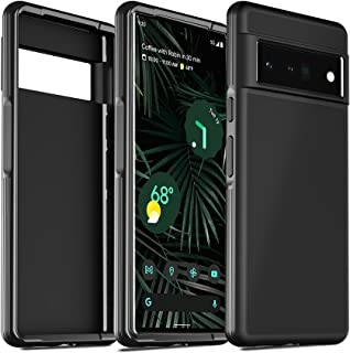 Photo 1 of IMBZBK Shockproof Designed for Google Pixel 6 Pro 5G Case (Not FIT Pixel 6), Matte Hard PC Back & Flexible Frame [Military Grade Protection] Heavy Duty Protective Phone Case for Pixel 6 Pro, Black
5 PACK