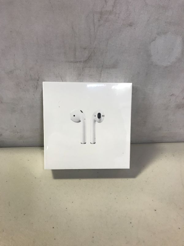 Photo 2 of Apple AirPods (2nd Generation) FACTORY SEALED
S/N H3NH5NTRLX2Y