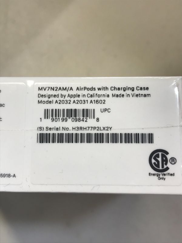 Photo 4 of Apple AirPods (2nd Generation) FACTORY SEALED