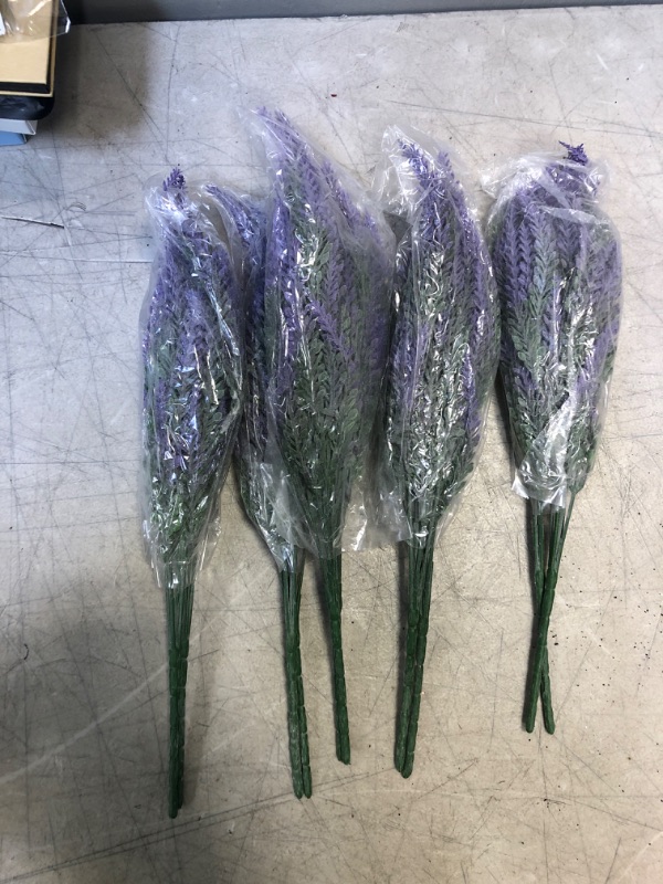 Photo 1 of 10 pc artificial lavender plants 