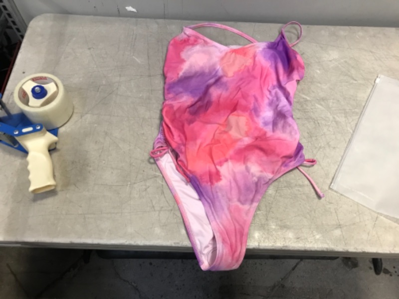 Photo 1 of CUPSHE Women's Pink/Purple Swimsuit (L)