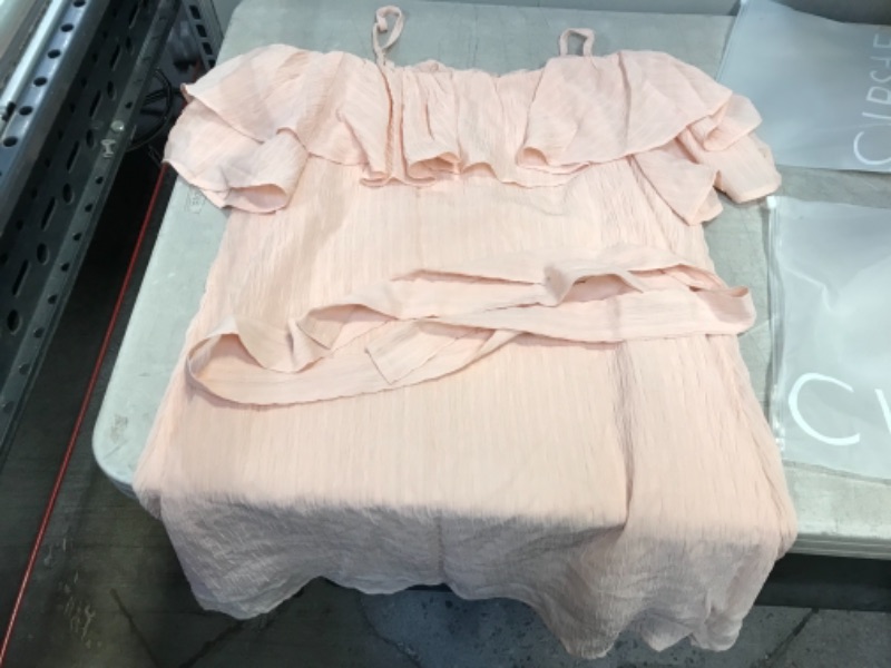 Photo 1 of CUPSHE Women's Light Pink Top(S)