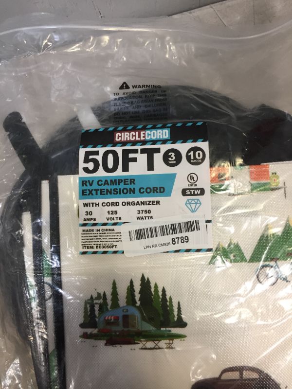 Photo 1 of  WATTS50 ft rv camper extension cord (30 AMPS 125 VOLTS 3750 WATTS)