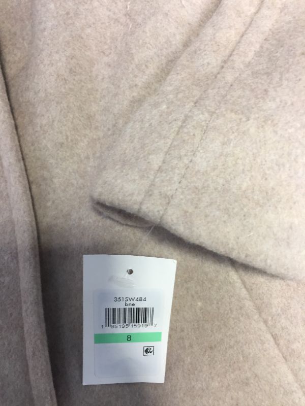 Photo 4 of Cole Haan Double Breasted Wool Overcoat - Bone
size 8