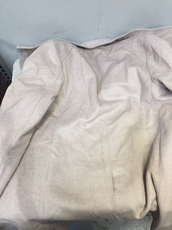 Photo 3 of Cole Haan Double Breasted Wool Overcoat - Bone
size 8