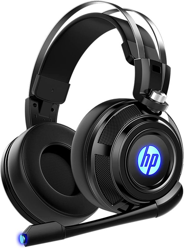 Photo 1 of HP Wired Stereo Gaming Headset with mic, for PS4, Xbox One, Nintendo Switch, PC, Mac, Laptop, Over Ear Headphones PS4 Headset Xbox One Headset and LED Light
