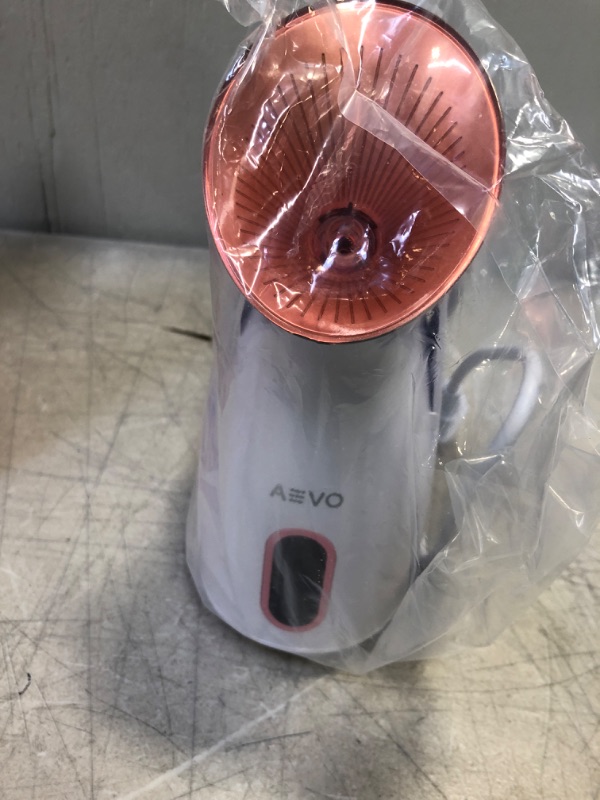 Photo 2 of AEVO Facial Steamer, Personal Humidifier, Cleans and Moisturizes Skin with Nano Ionic Steam, UV Light, 130 ml Water Tank, Portable Home Skin Spa Steamer
