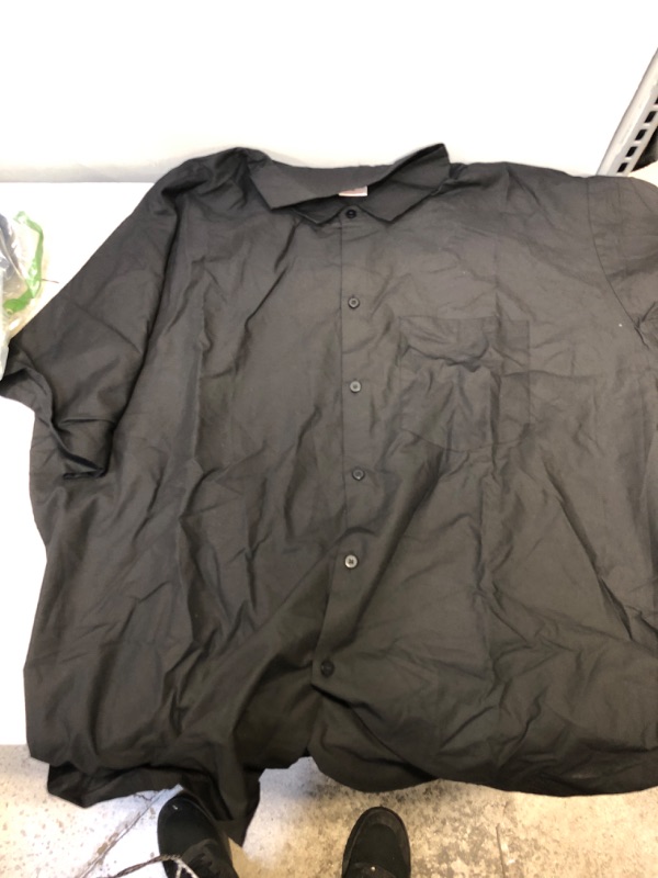 Photo 1 of 2xl black button up shirt 