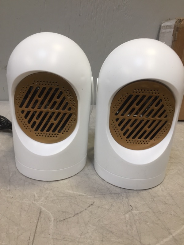 Photo 1 of 2 mini portable heater fans 400w