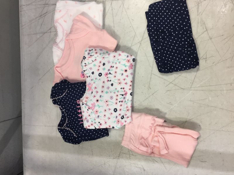 Photo 2 of Simple Joys by Carter's Toddler and Baby Girls' 6-Piece Bodysuits (Short and Long Sleeve) and Pants Set