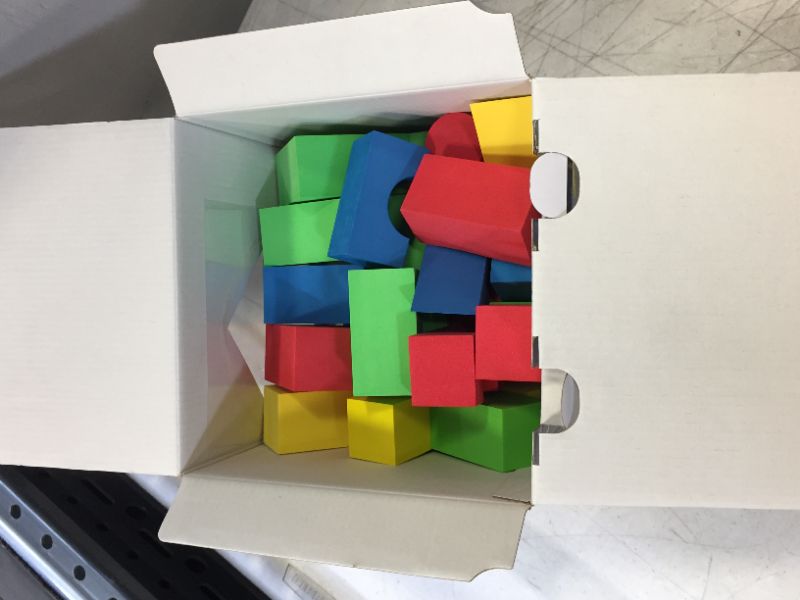 Photo 2 of Edushape Edu-Color Building Blocks, 30 Pieces