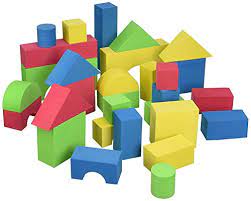 Photo 1 of Edushape Edu-Color Building Blocks, 30 Pieces