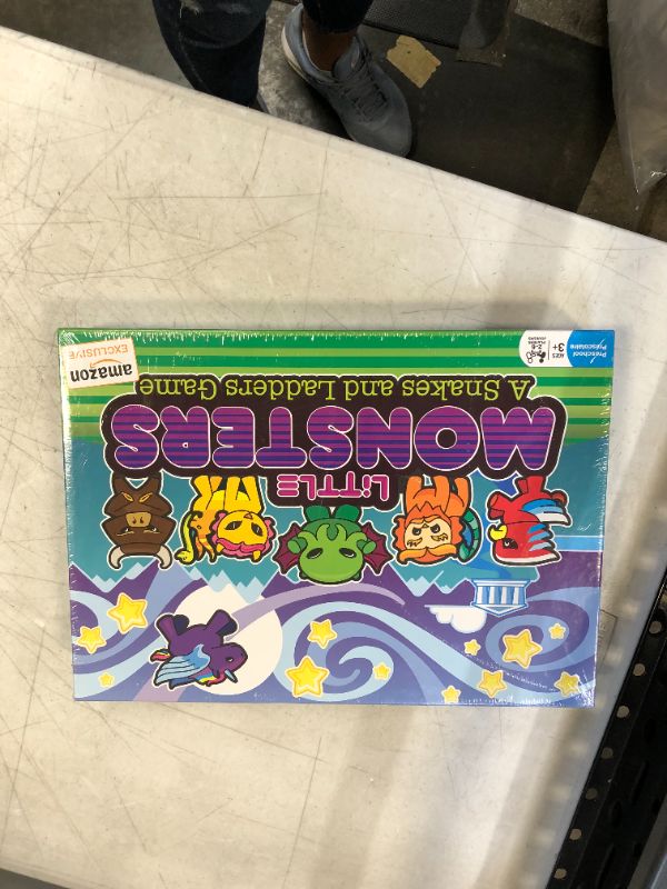 Photo 1 of Little Monsters – A Snakes and Ladders Game (AMAZON EXCLUSIVE) – No reading required – Preschool board game for ages 3 and up by Outset Media