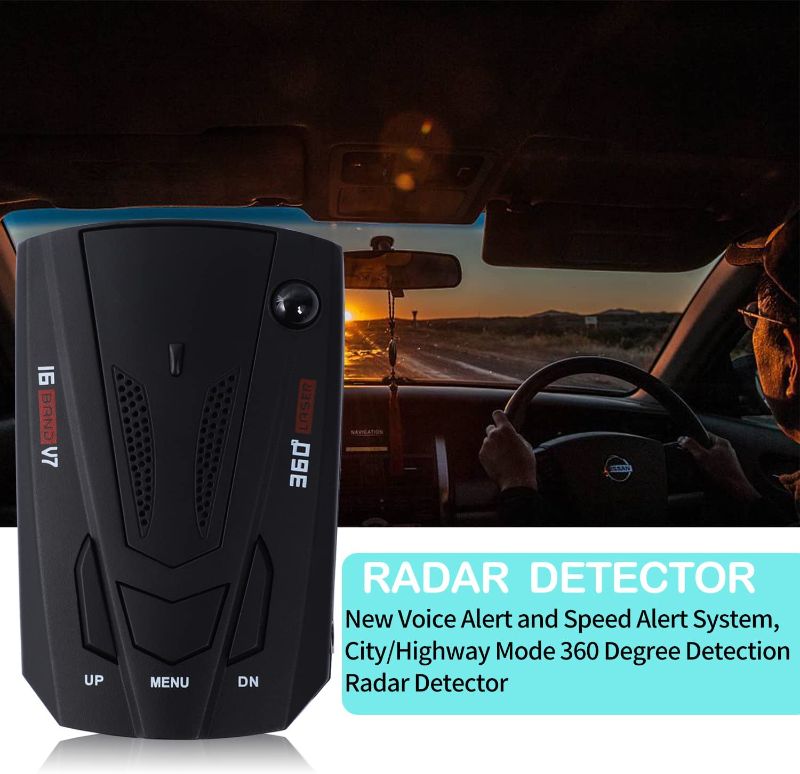 Photo 1 of JINYI Car Radar Detector, Laser Radar Detectors, 360° GPS Speed Police Safe 16 Band Voice Alert,1080P HD Auto Focus Webcam with Microphone 