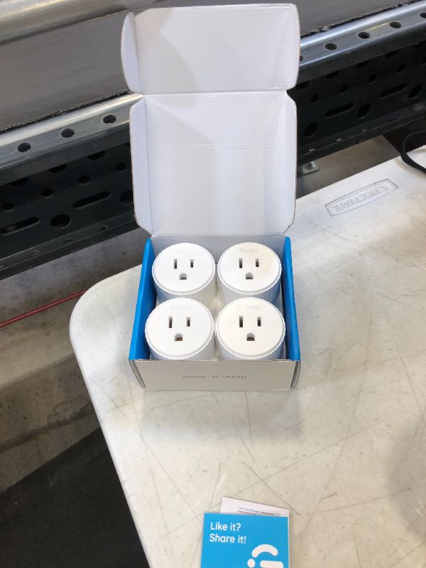 Photo 2 of Govee Smart Plug, WiFi Plugs Work with Alexa & Google Assistant, Smart Outlet with Timer & Group Controller, WiFi Outlet for Home, No Hub Required, ETL & FCC Certified, 2.4G WiFi Only, 4 Pack