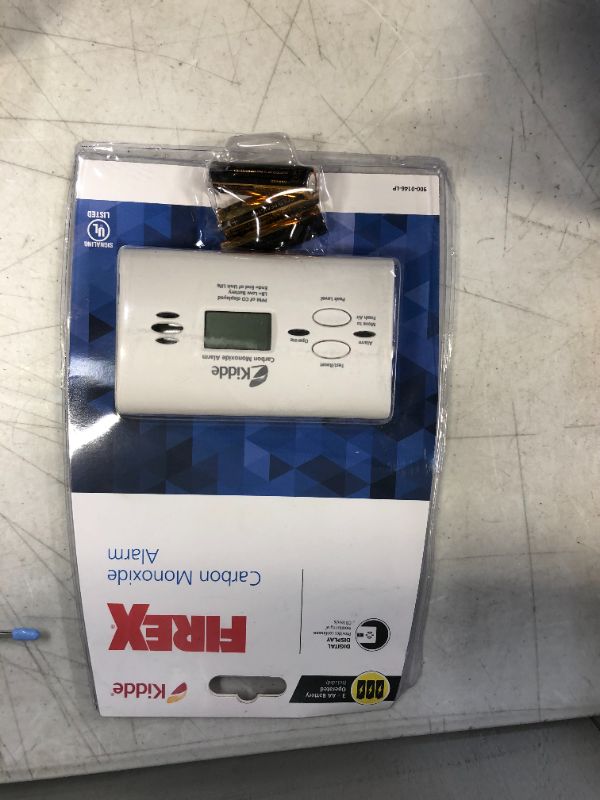 Photo 2 of 
Kidde Carbon Monoxide Detector with Battery Backup, Digital Display & LED Lights, CO Alarm