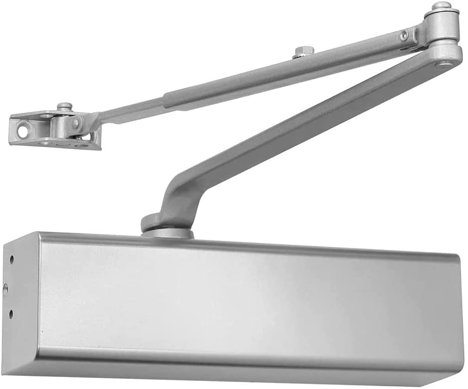 Photo 1 of Lawrence Heavy Duty Door Closer Commercial Grade 1 - Adjustable 6-Speed Delayed-Action Door Control with 3 Pistons – Flexible Installation with Included Hardware - Lawrence Hardware LH816