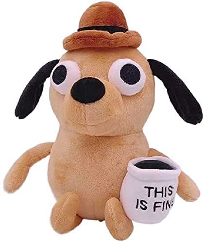 Photo 1 of Huainan Boutique Dog Plush Toys, Funny Coffee Cup, Best Birthday Gift for Dog Plush Toys 9.8 inches
