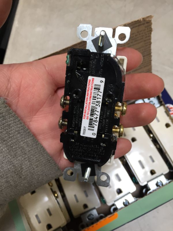 Photo 1 of Leviton Duplex Tamper Resistant Receptacle 15 A