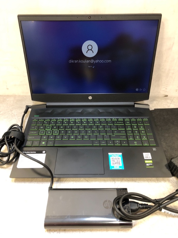 Photo 5 of HP Pavilion 16.1 inch Gaming Laptop (1920x1080) FHD 144Hz , Intel Core i5-10300H, NVIDIA GeForce GTX 1660 Ti with Max-Q Design, 8GB RAM, 512GB SSD+32GB Optane, Windows 10 Home
