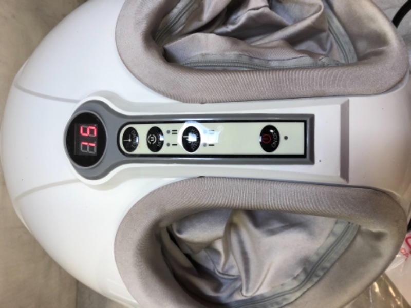 Photo 3 of Breo Foot Massager Machine with Heat, Shiatsu Deep Tissue Kneading, Rolling Massage for Relief, Fits Feet Up to Men Size 12
