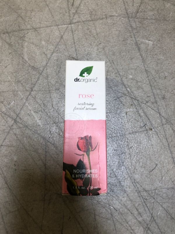 Photo 2 of 
Dr.Organic. Rose Restoring Facial Serum, 30 ml. Nourishes & Hydrates