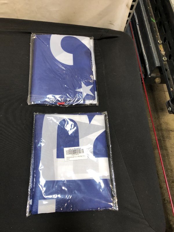 Photo 2 of 3x5 Trump 2024 Blue 100D Flag 3'x5' 2 PACK 