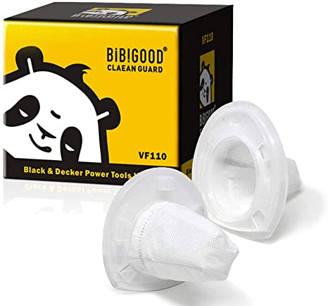 Photo 1 of BIBIGOOD 2 Pack Replacement Filter for Black & Decker VF110 Dustbuster Compatible Filters for CHV1410L CHV9610 CHV1210 CHV1510 CHV1410L32 HHVI315JO32 HHVI315JO42 HHVI320JR02 HHVI325JR22