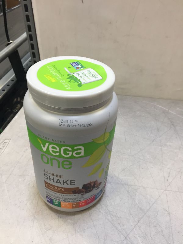 Photo 2 of  Vega One All-in-One Nutritional Shake, Chocolate, 30.9 Ounce exp- 12/16/21