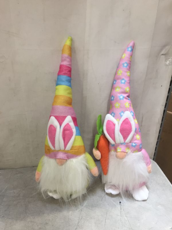 Photo 1 of 2 PACK -  EASTER GNOME DECORATIONS (STUFFED)