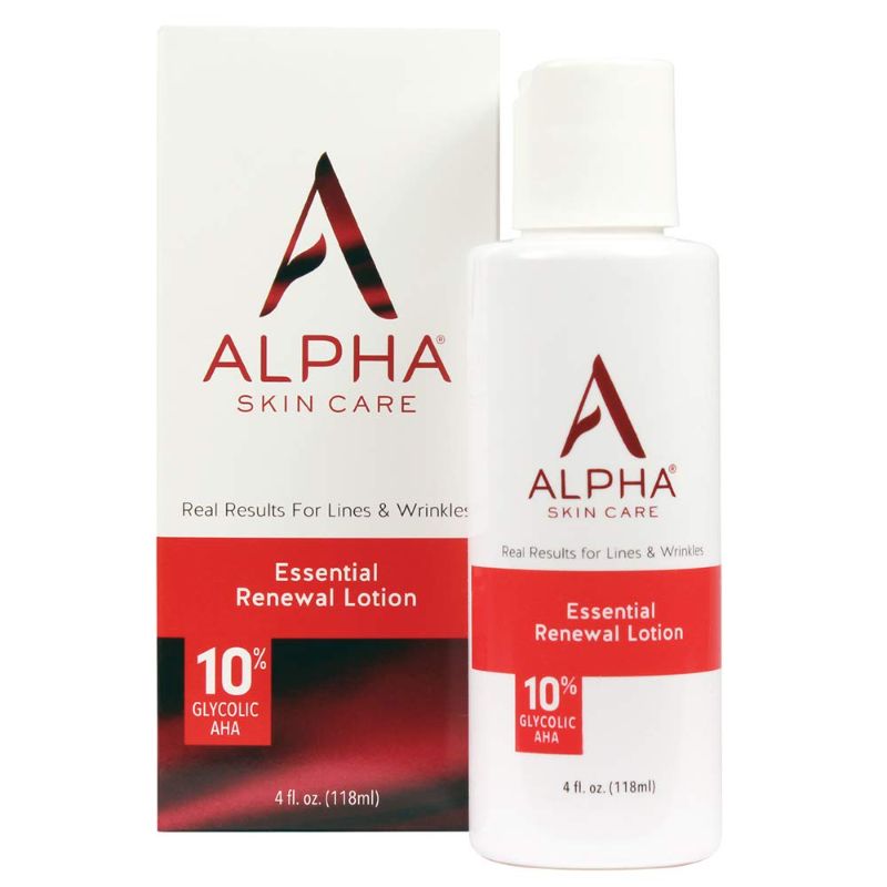 Photo 1 of Alpha Skin Care Essential Renewal Lotion | Anti-Aging Formula | 10% Glycolic Alpha Hydroxy Acid (AHA) | Reduces the Appearance of Lines & Wrinkles | For Normal to Dry Skin | 4 Oz