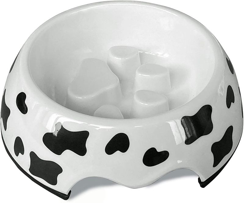 Photo 1 of choemore Slow Feeder Dog Bowls Non Slip Dog Bowl to Slow Down Eating(6.9in2.4in)