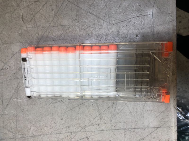 Photo 1 of NERF Modulus Ghost Ops Evader Motorized Blaster -- Light-Up See-Through Blaster and Barrel Extension, Includes 12 Official Elite Darts (Amazon Exclusive)