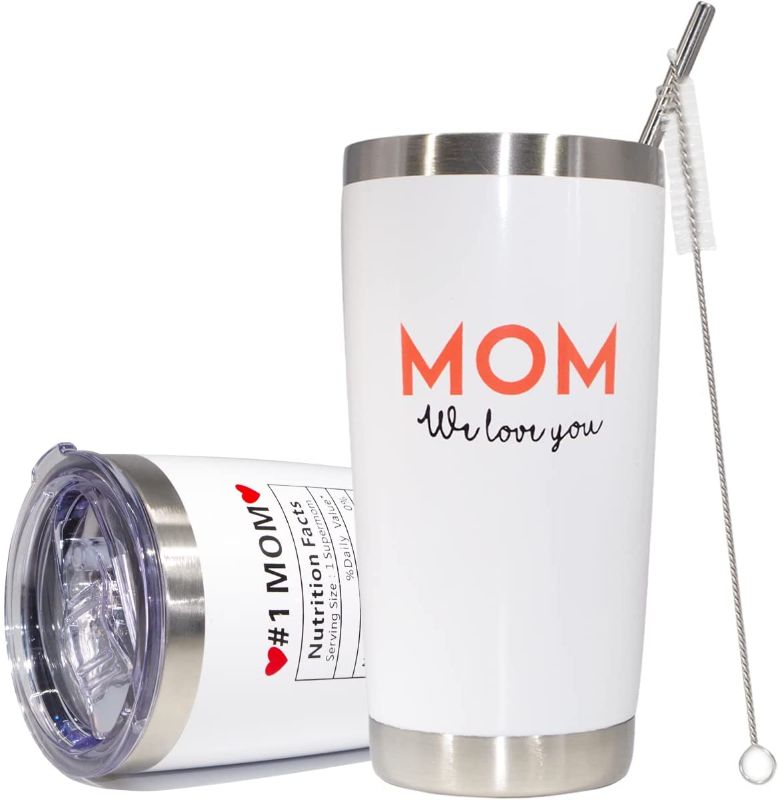 Photo 1 of Gifts For Mom From Daughter, Son - Mothers Day Gifts - Birthday Gifts For Mama - Christmas Gifts For Mom,Women - Funny Cute Birthday Presents For Mom From Daughter, Son -- 20 oz Mom Tumbler 