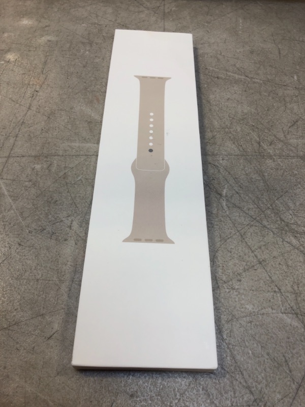 Photo 10 of Apple Watch Series 7 (GPS) 45mm Starlight Aluminum Case with Starlight Sport Band - Starlight - FACTORY SEALED IN BOX 

