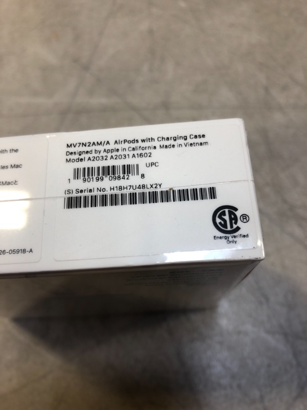 Photo 4 of Apple AirPods (2nd Generation) - FACTORY SEALED
