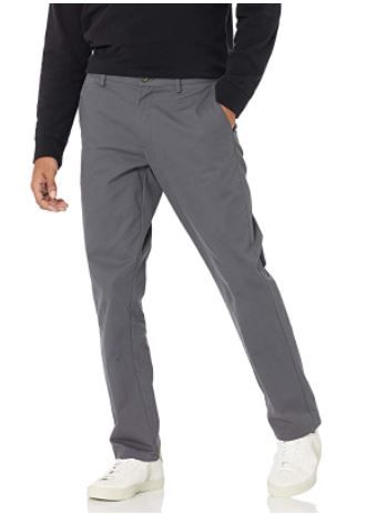 Photo 1 of Amazon Essentials Men's Slim-fit Wrinkle-Resistant Flat-Front Chino PantS - 28 W X 28 L 
