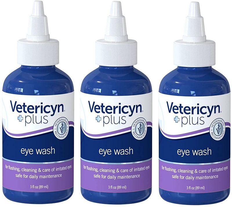 Photo 1 of (3 Pack) Vetericyn Plus All Animal Eye Wash, 3 Ounces Per Pack EXP 09.2023