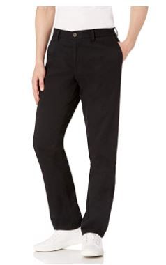 Photo 1 of Amazon Essentials Men's Slim-fit Wrinkle-Resistant Flat-Front Chino Pant Black 29 x 29 (FACTORY SEALED)