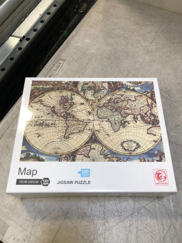 Photo 1 of Map jigsaws puzzle 70 cm X 50 cm - factory sealed 