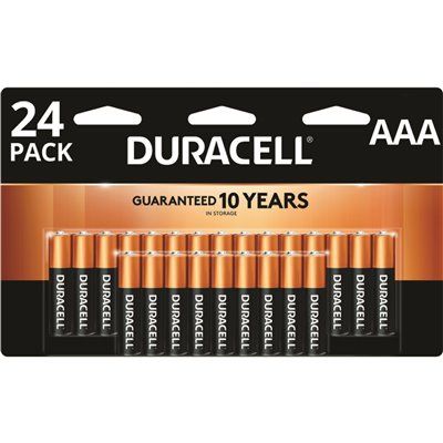 Photo 1 of Duracell Coppertop AAA Alkaline Battery (24-Pack)