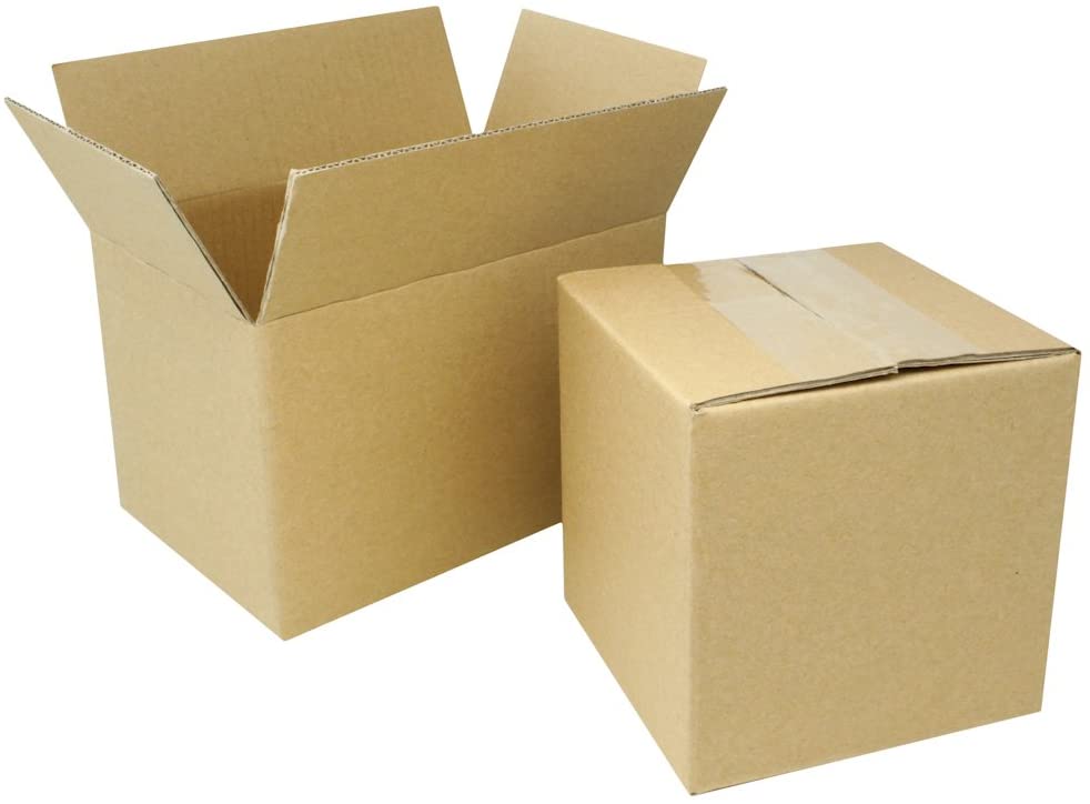 Photo 1 of 25 EcoSwift 10x10x10 Corrugated Cardboard Packing Boxes Mailing Moving Shipping Box Cartons 10 x 10 x 10 inches
